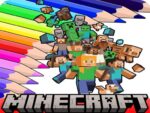 Barvna e-knjiga za pripravo Minecraft