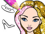 Razred Coloring Ebook Glitter